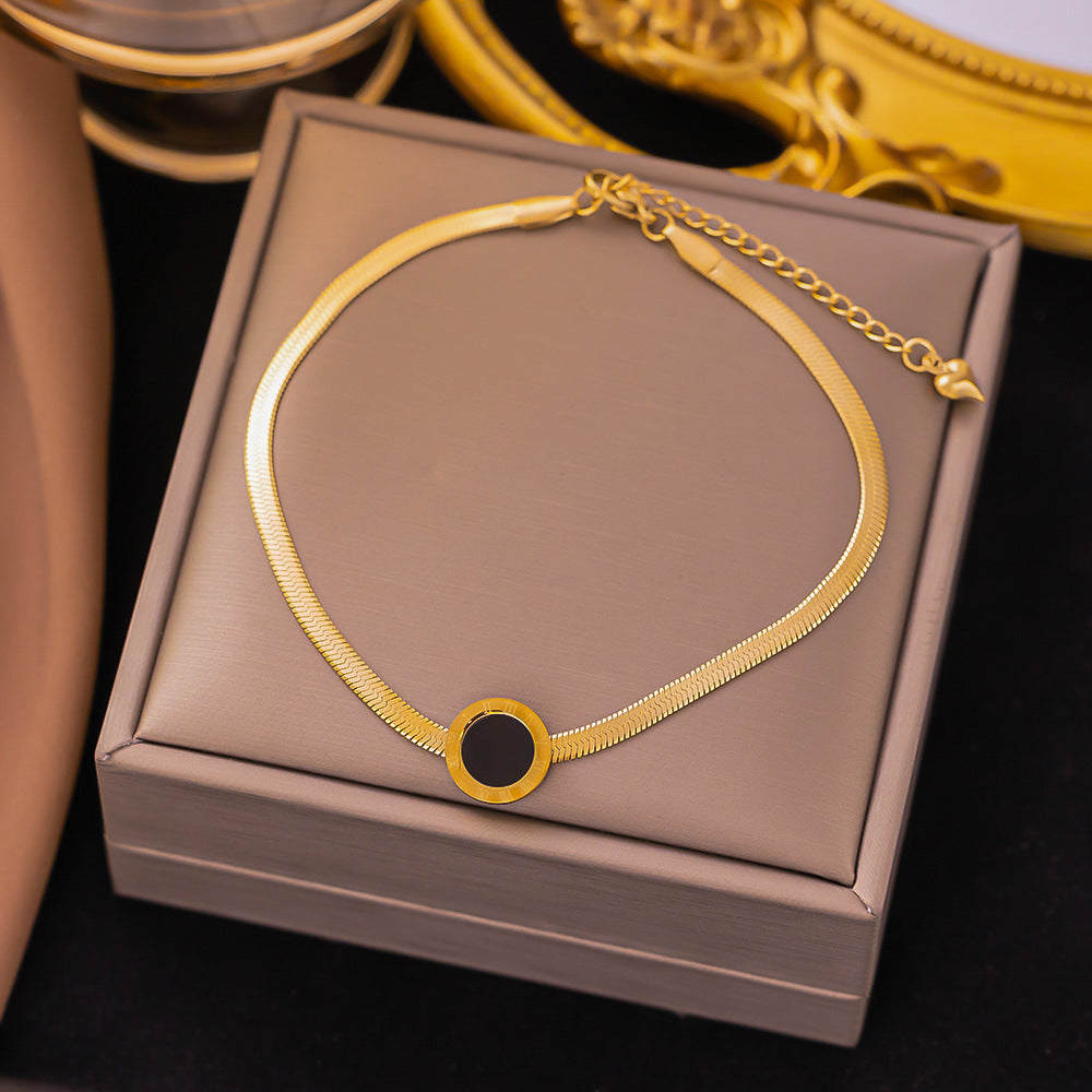 Wholesale Fashion Simple Versatile Titanium Steel Bracelet